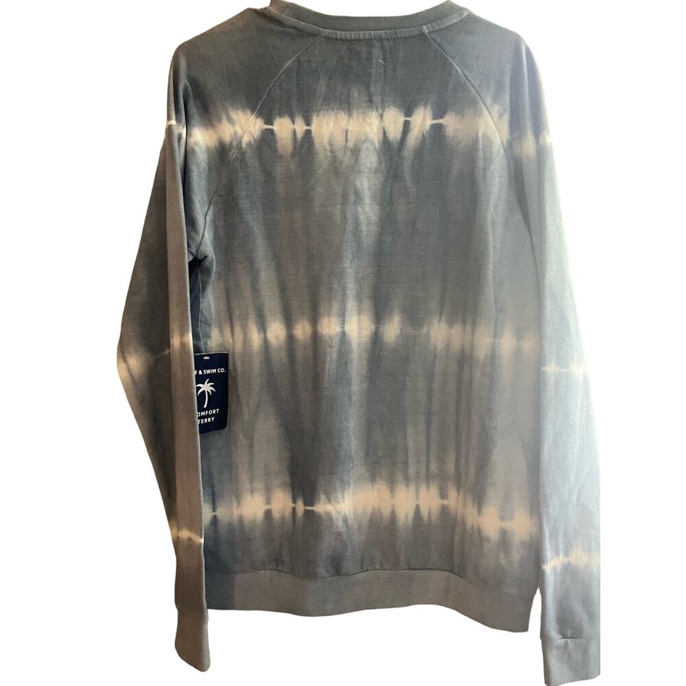 Woman’s surf and swim co size m blue tie dye sweater (nwt) (b58) - Picture 3 of 3
